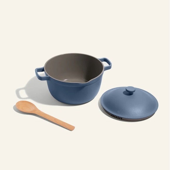 Our Place Other - Our Place Perfect Pot Standard 5.5 QT Sage Green w/ Beachwood Spoon
